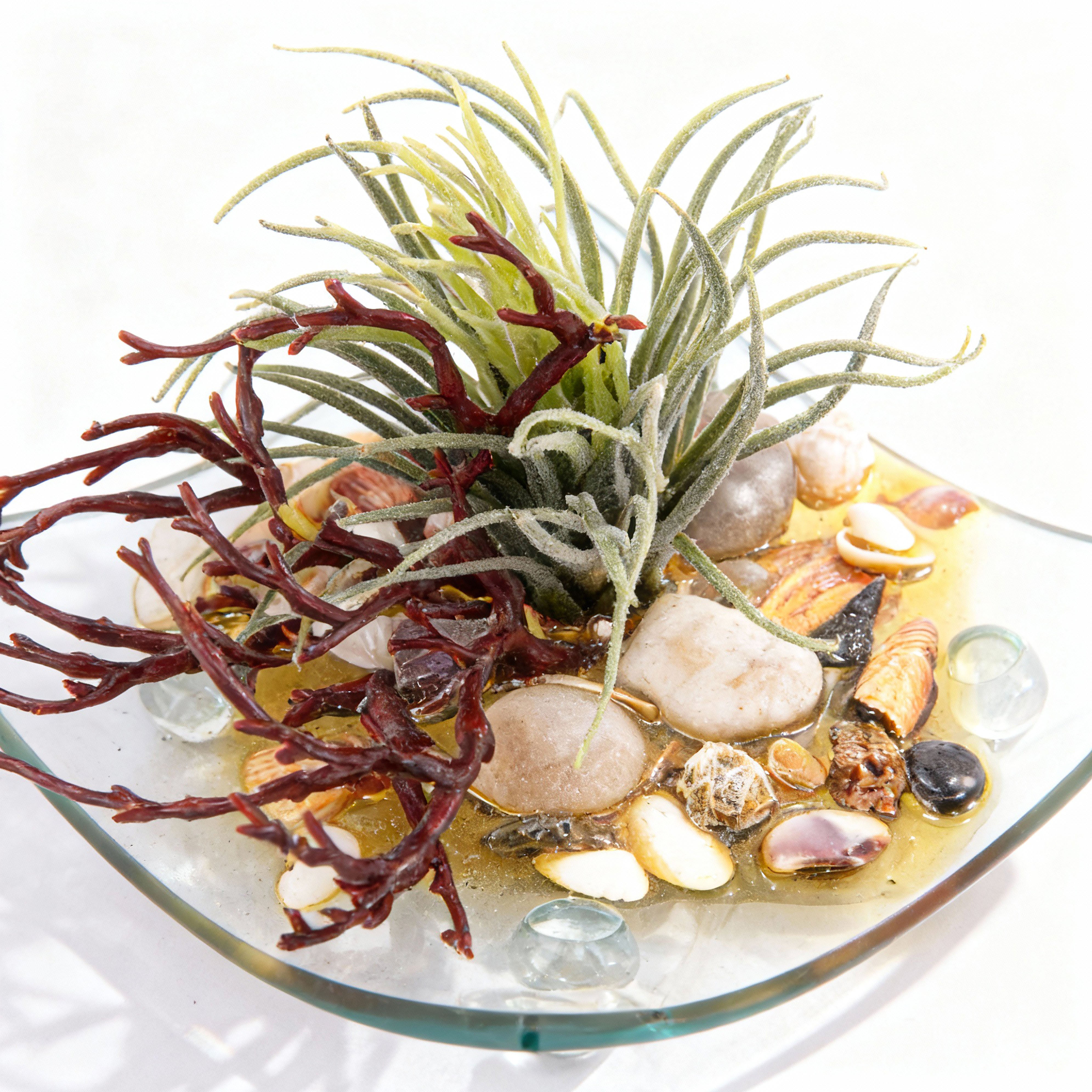 Immortalis Botanicals. Glass Botanical Figurine. Small Size