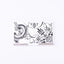 Triple C Design. Black & White Card Holder. Small Size