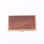 Davin & Kesler. Handmade Wooden Card Holder. Clear Brown