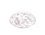 Prouna. Porcelain Silver Pavo Decorative Plate Studded with Swarovski. Large Size