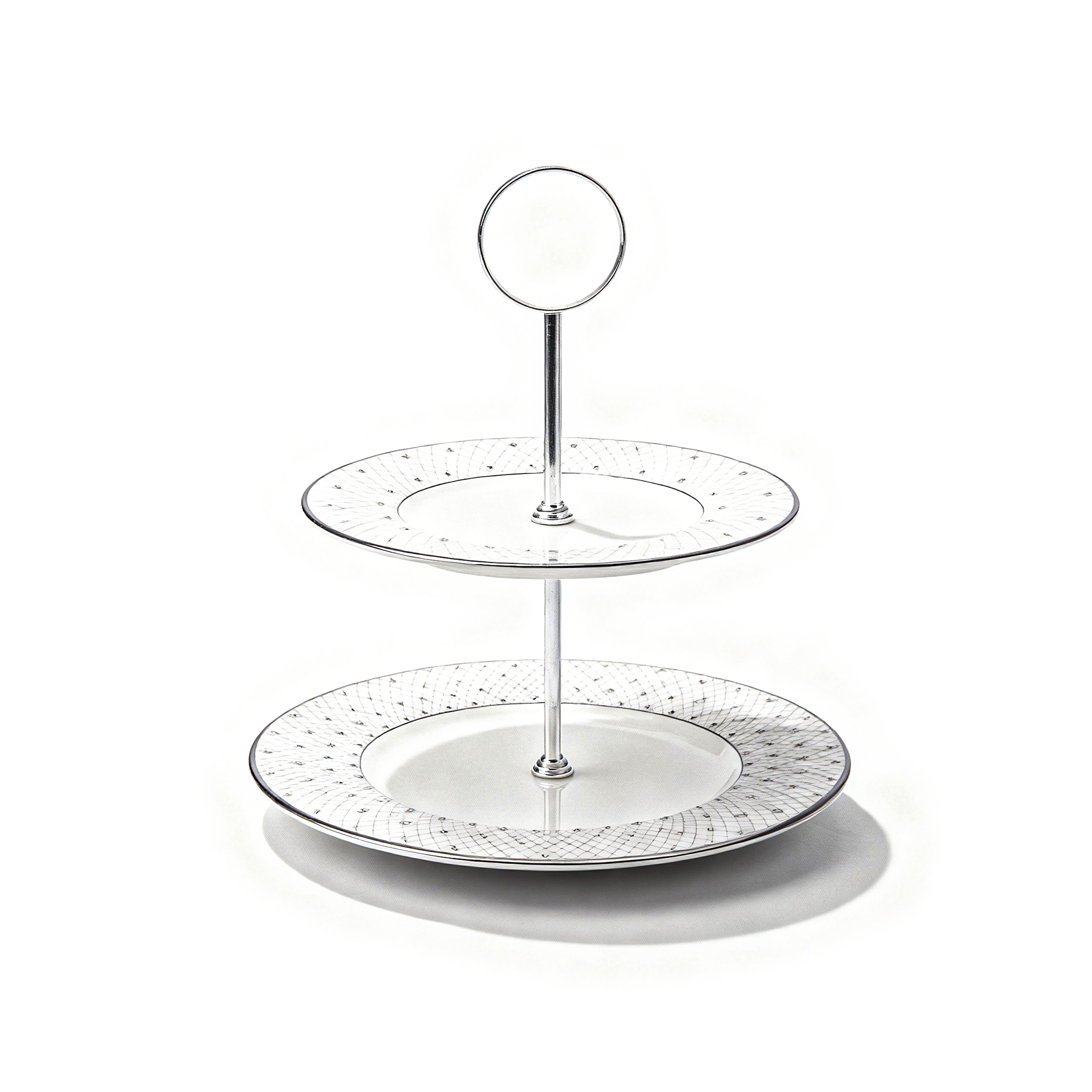 Prouna. Princess 2 Tier Mini Patisserie Stand Jewelled with Swarovski
