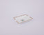 Fradkof. Limoges Hand Painted Porcelain Ashtray Studded with Emerald & Golden Detailing