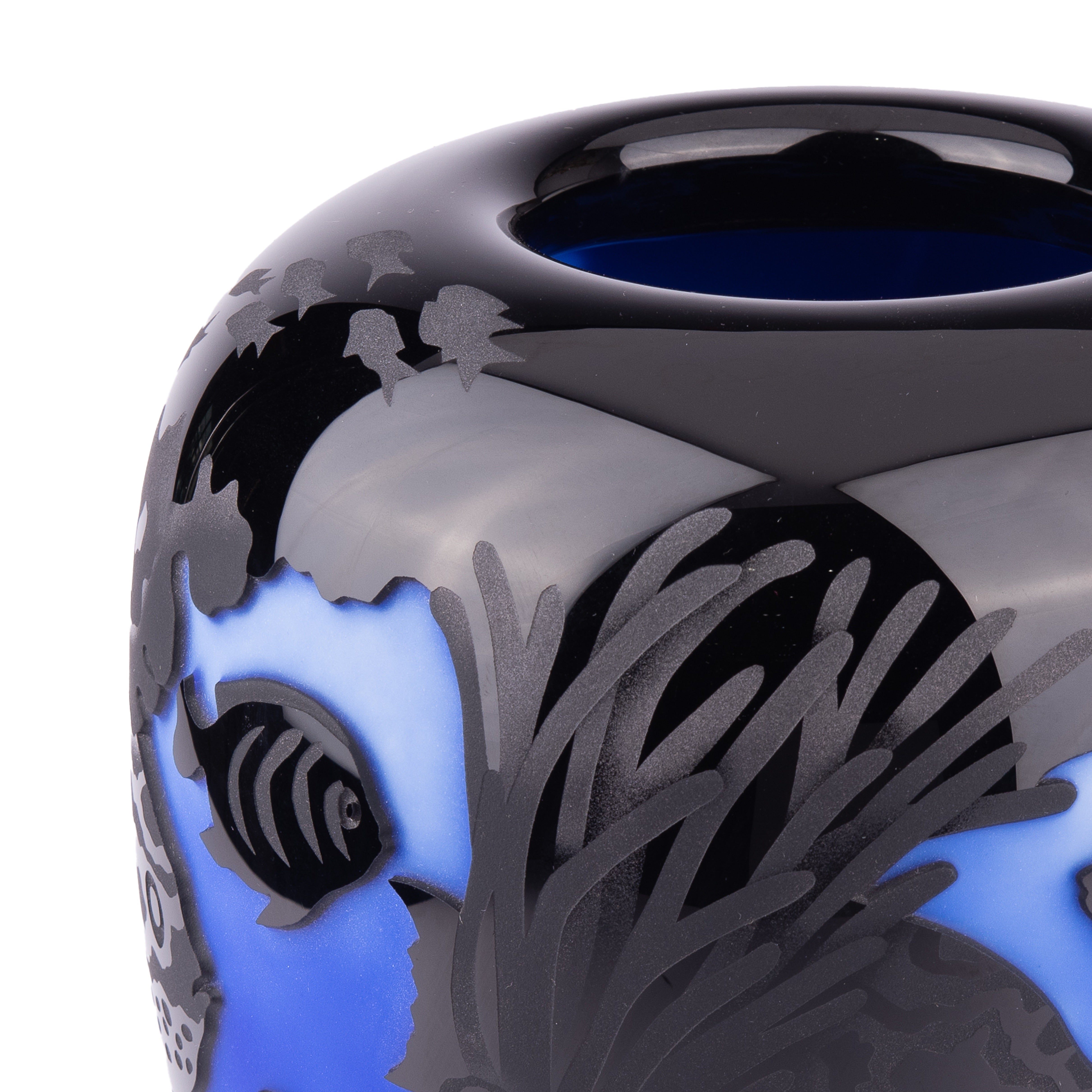 Saigon Interiors. Crystal Vase. Large Size