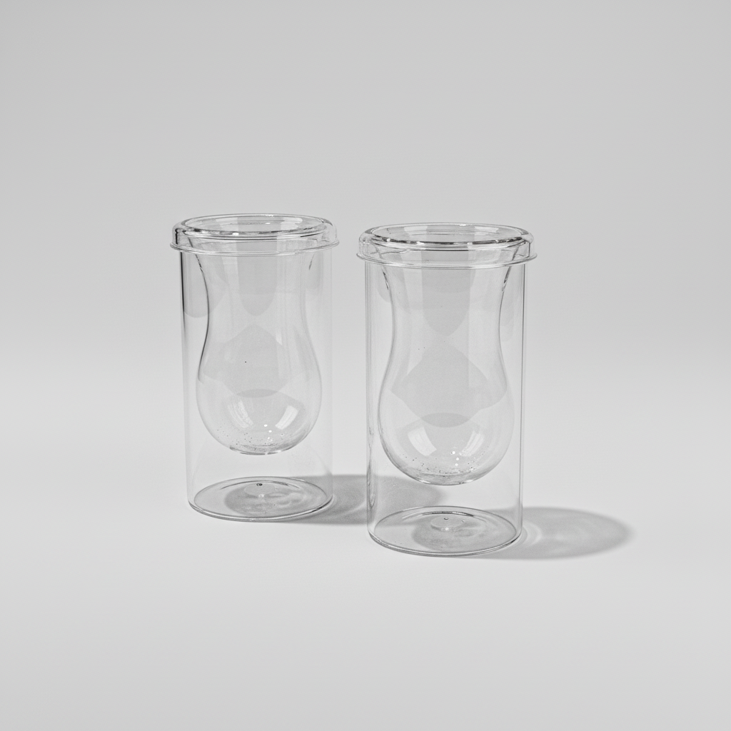 Silo Design. A set of 2 "The Orientals Glasses". Small Size