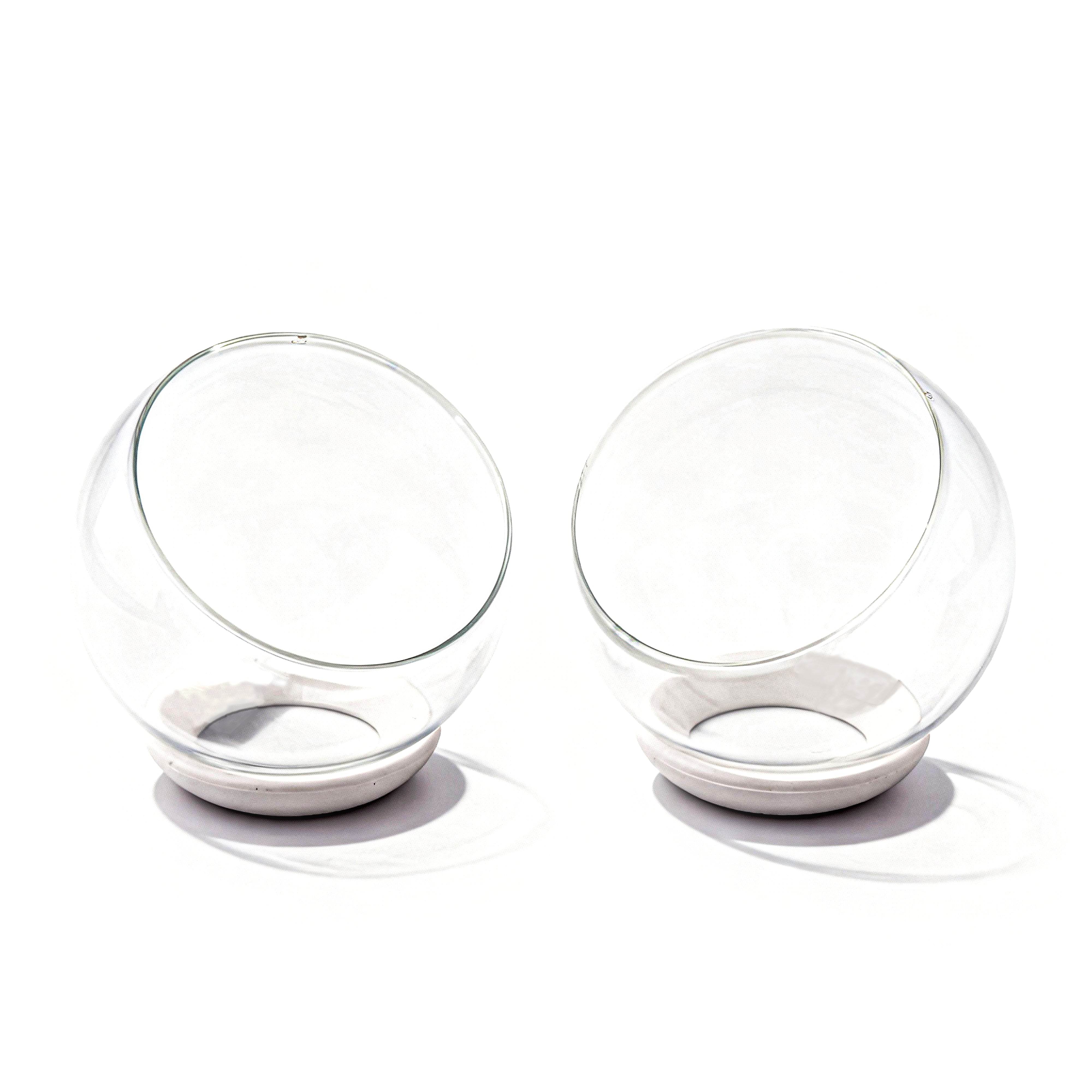 Silo Design. A Set of 2 Crystal Serving Bowls. Available in 2 Sizes