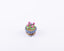 Chamart Exclusives. Blue Limoge Porcelain Box with Tulip Bouquet