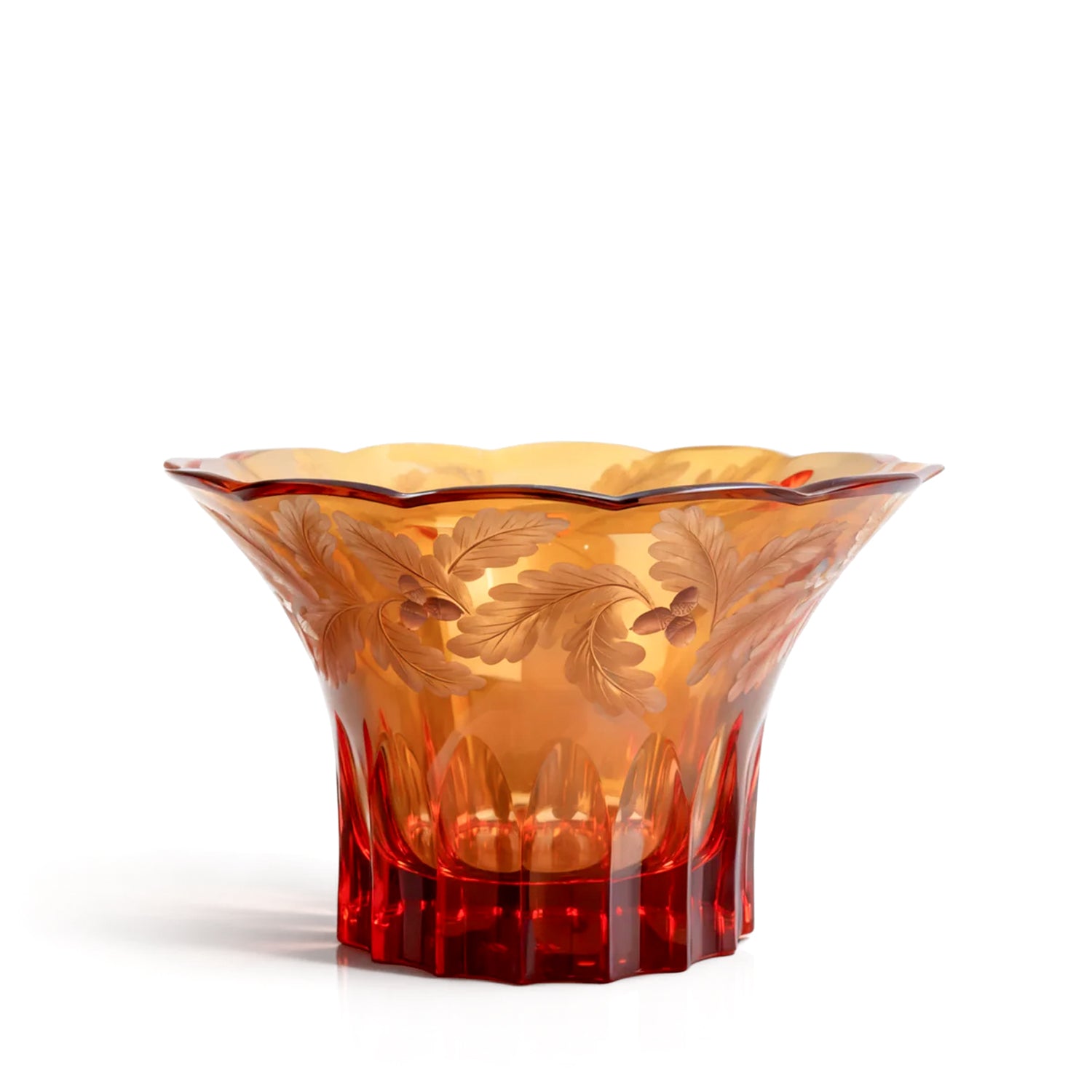 Moser. Crystal Amber Vase