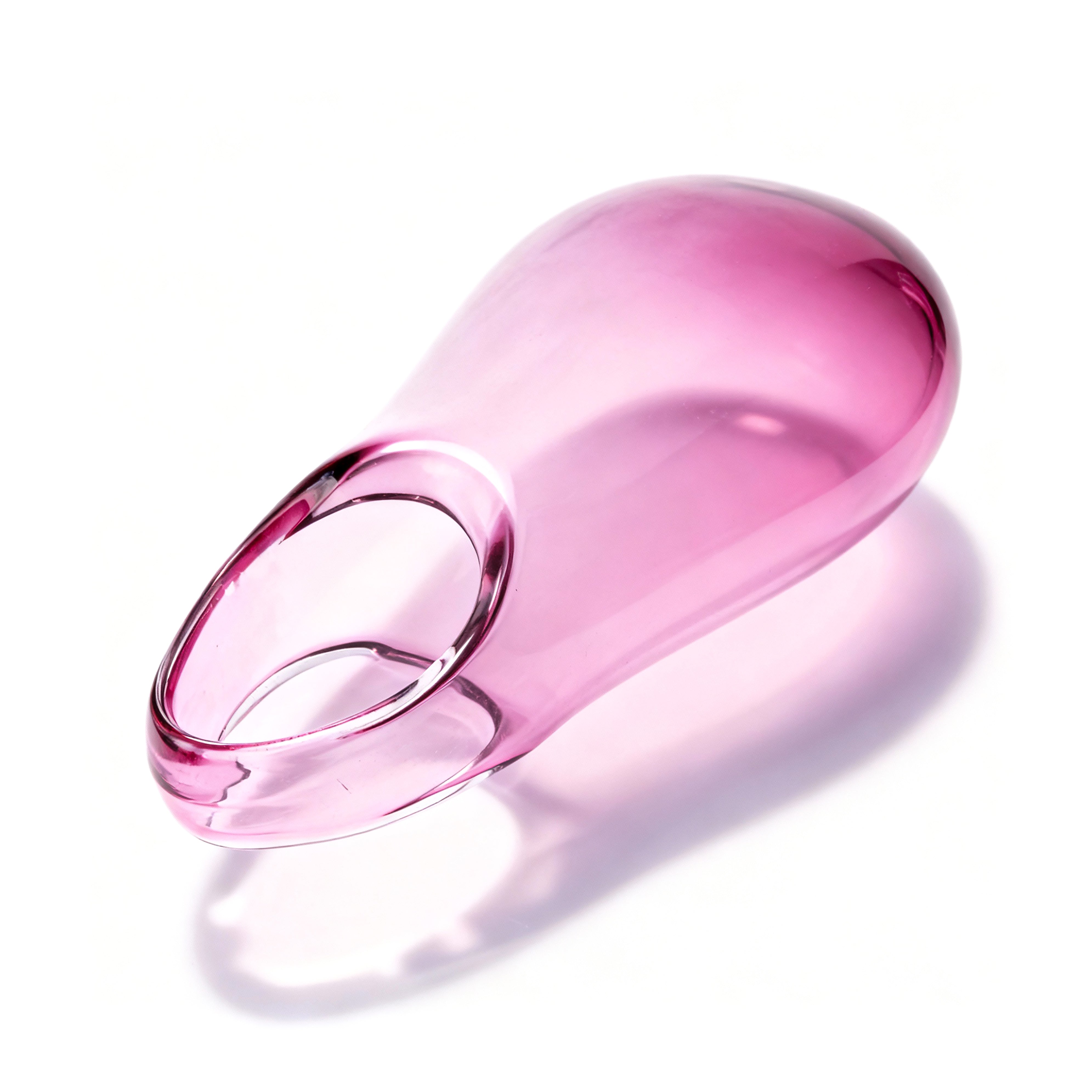 SkLo Studio. Pink Glass Sculpture. Large Size