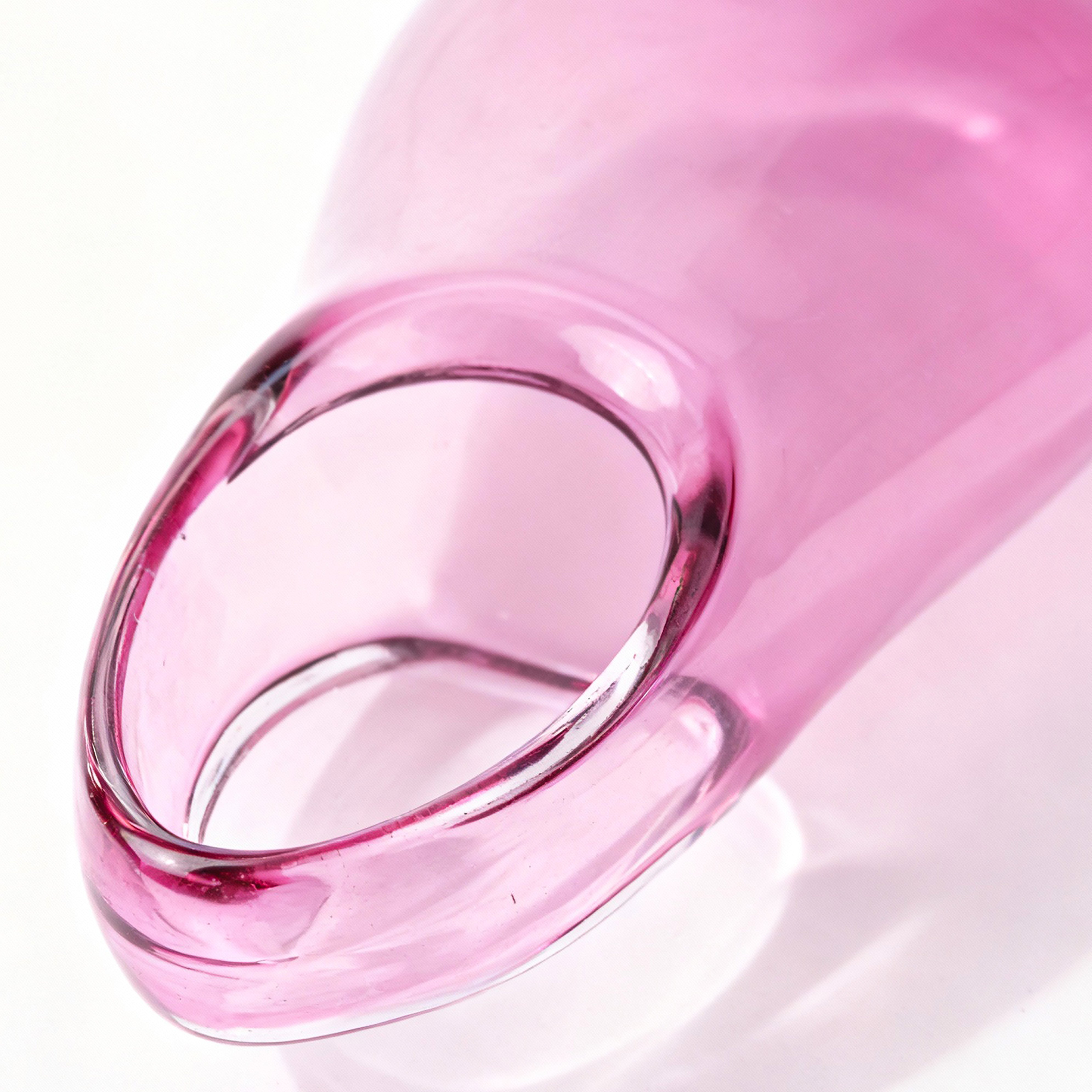 SkLo Studio. Pink Glass Sculpture. Large Size