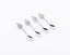 Alan Lee Collection. Set of 4 Tea Spoons With Silver Austrian Crystal Handle.