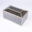 JM Piers. Brown Lizard Skin Tea Box. Large Size