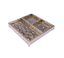 JM Piers. 4 in 1 Glass Tray Designed with Python Skin. Medium Size