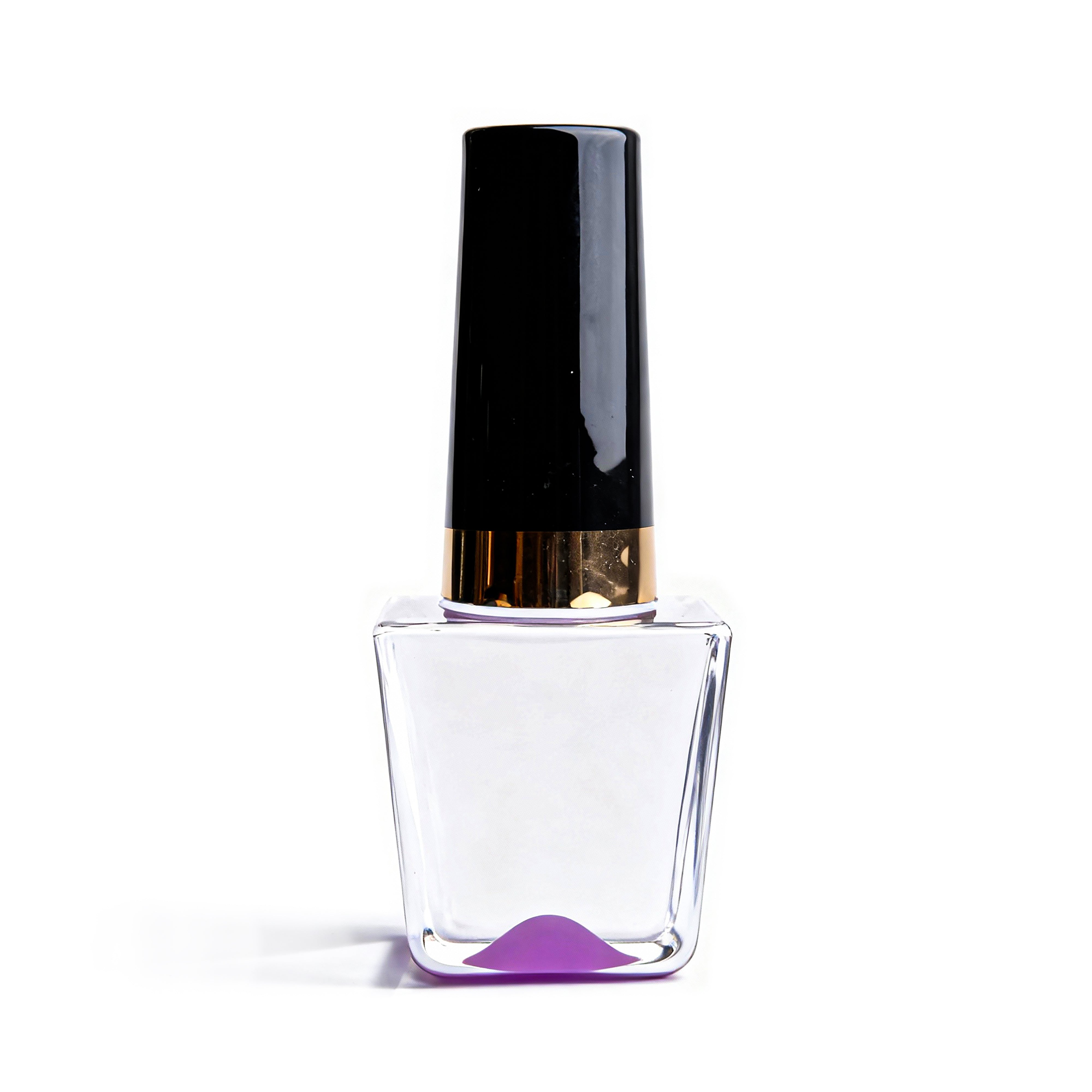 Kosta Boda. Glass Figurine in Purple Nail Polish Design.