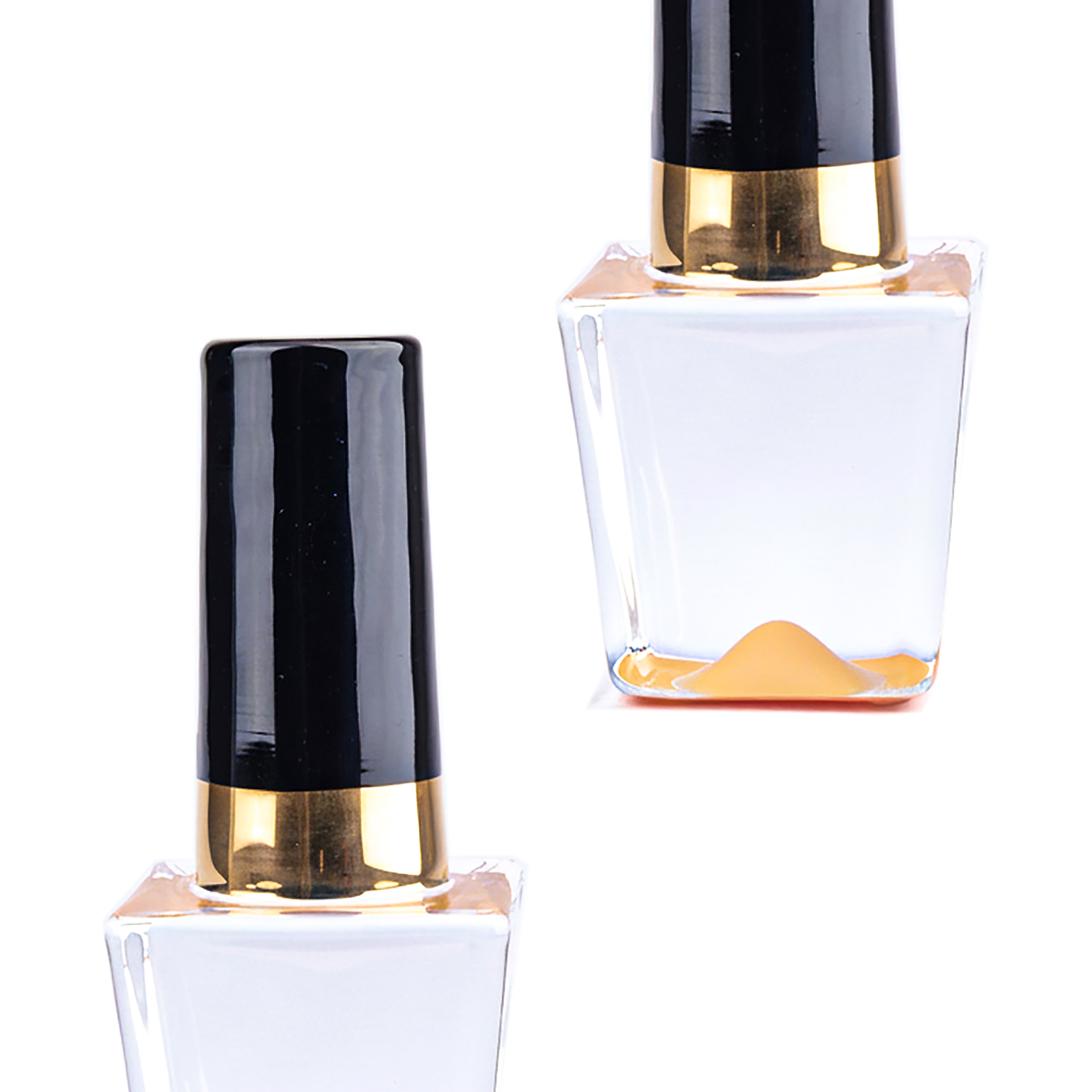 Kosta Boda. Glass Figurine in Orange Nail Polish Design.