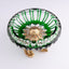 I Biagi. Green Crystal Cigar Ashtray. Large Size
