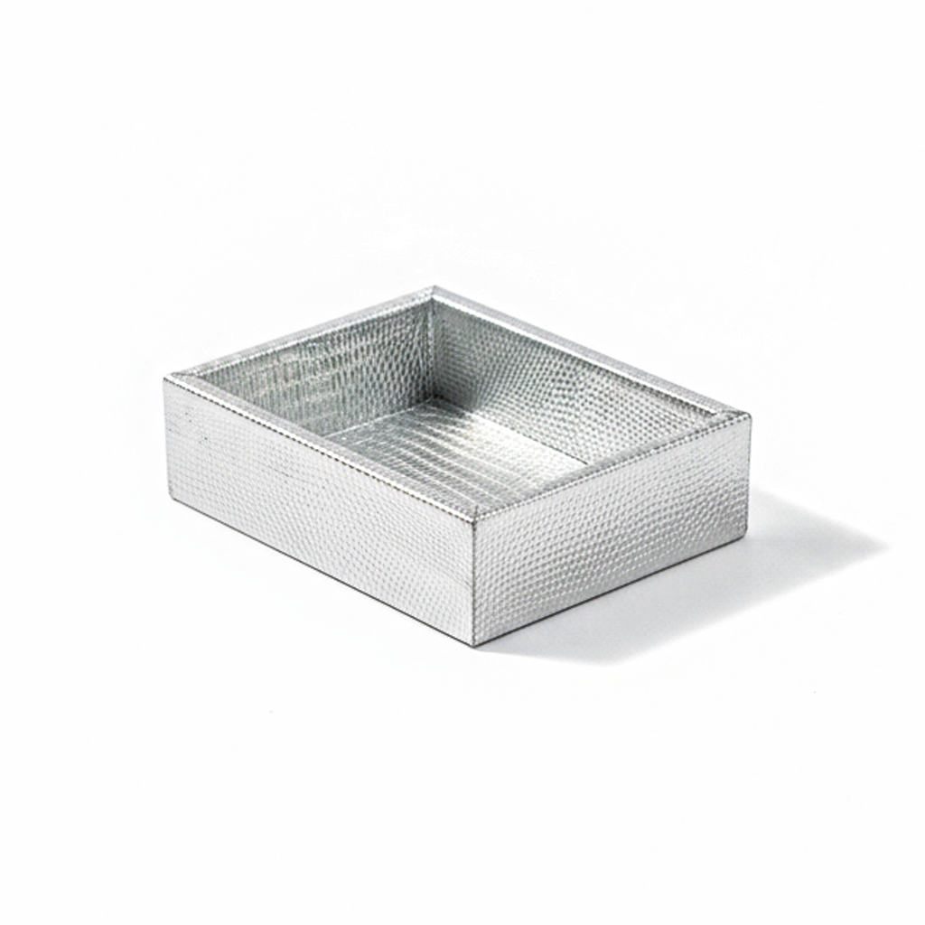 Pinetti. Bathroom Accessory Leather Box for Rings. Small Size