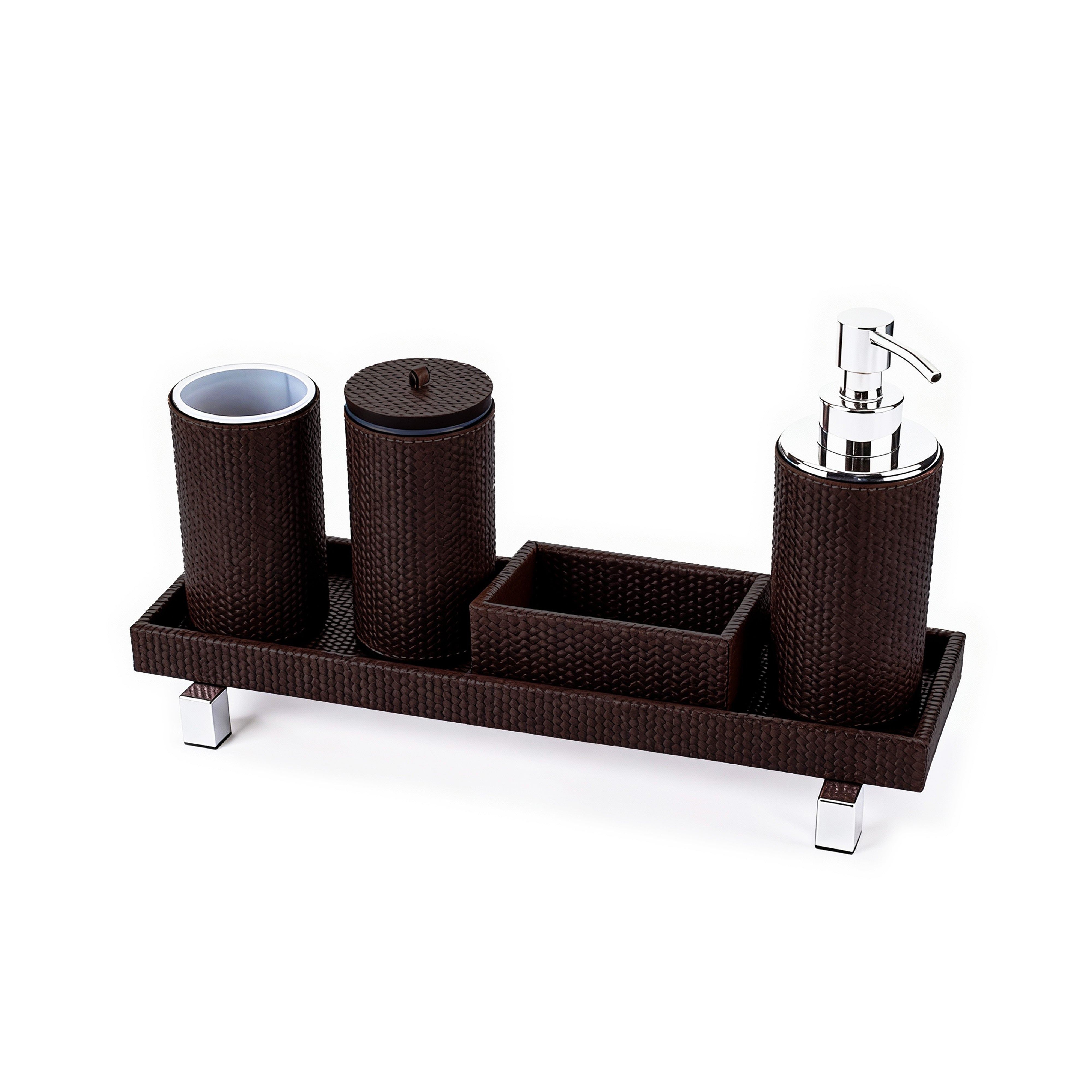 Pinetti. Poseidon Leather Bathroom Set.