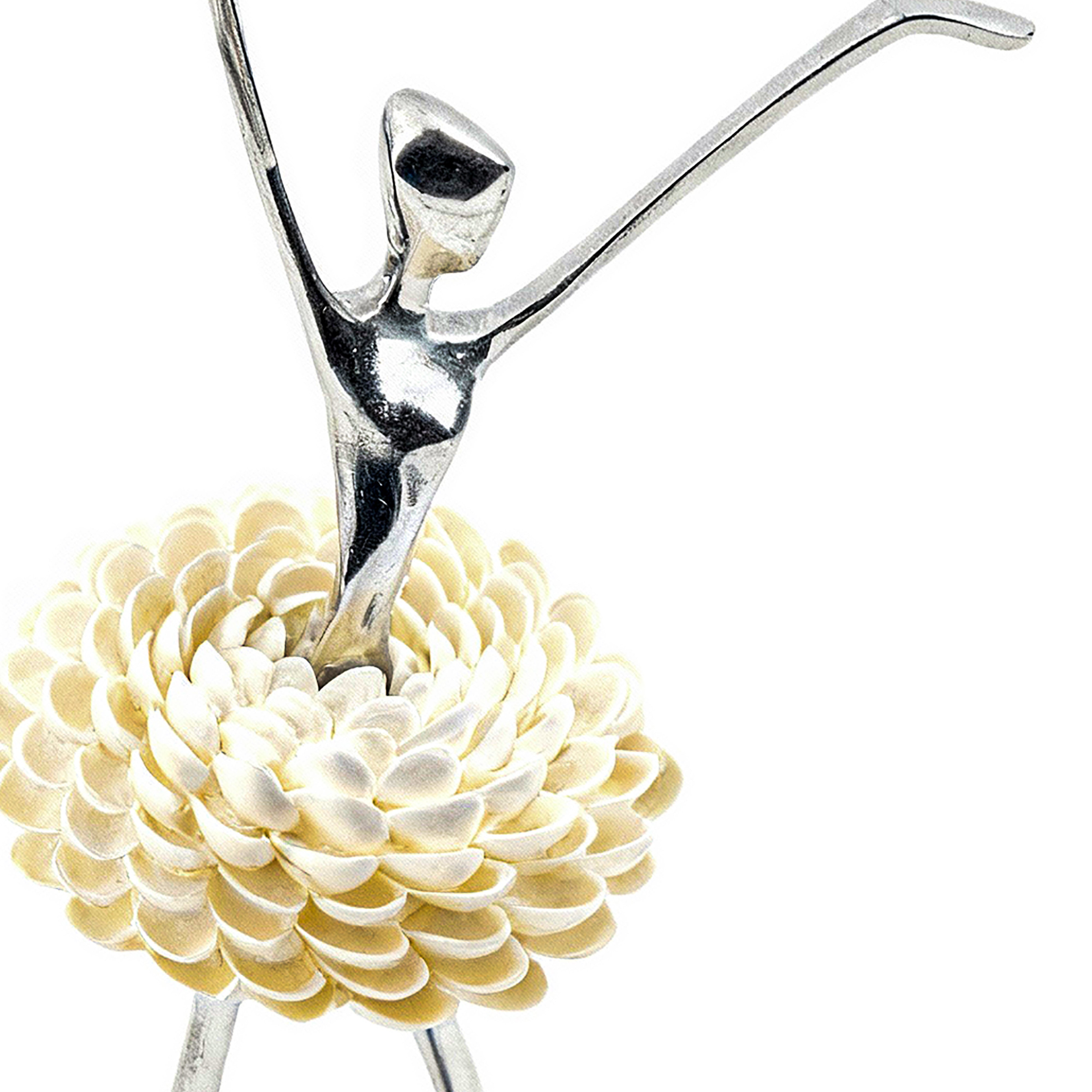 Brazilian Home Collection. Seashell Ballerina Figurine. Small Size