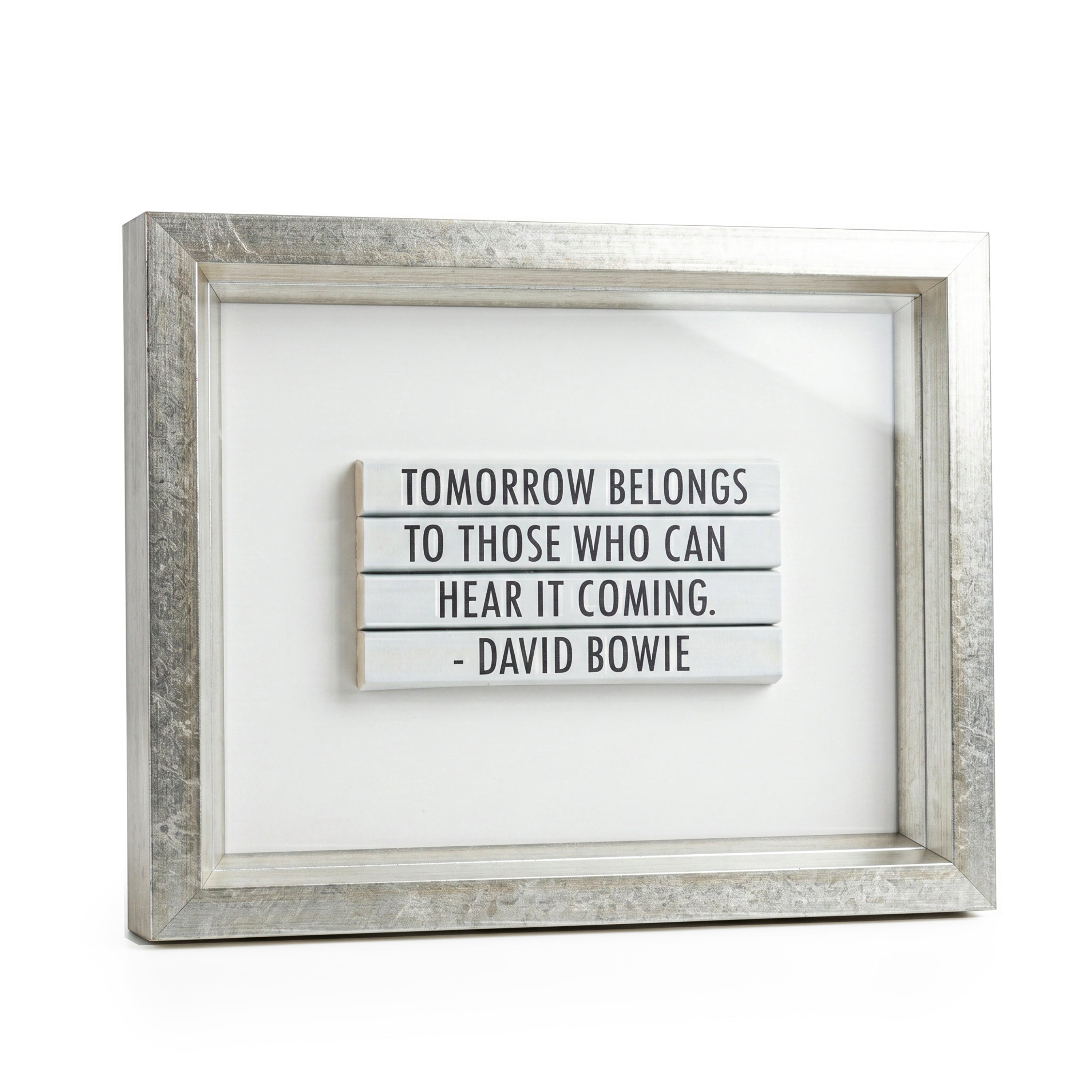 Trowbridge Gallery. Tableau with "David Bowie" Quote. Large Size