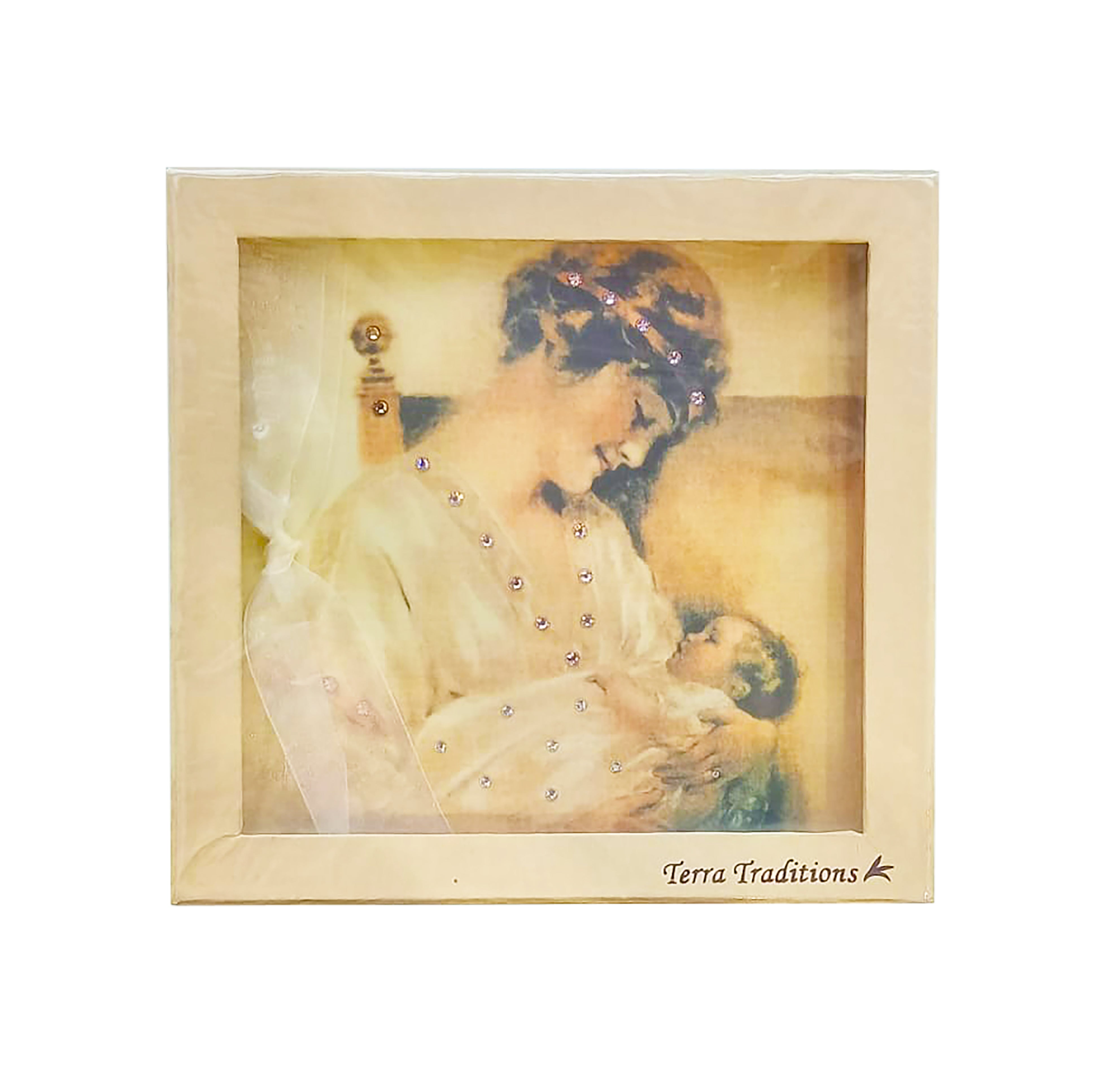 Terra Tradition. Guest Book For New Baby Wishes Studded with Swarovski