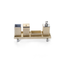 Pinetti. Poseidon Square Leather Bathroom Set.